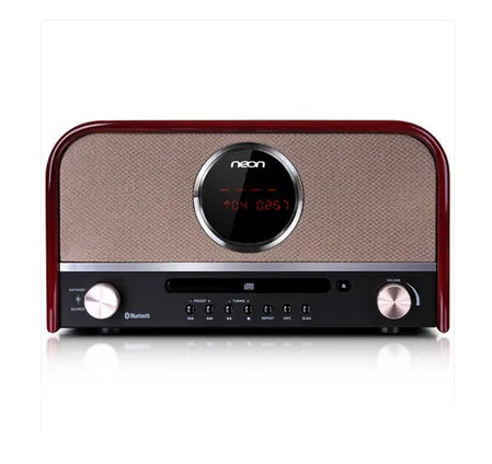 Ретро пианино-краска деревянный CD плеер радио с bluetooth/пульт дистанционного управления/Двойные стерео колонки/MP3/WMA украшения домашнего интерьера