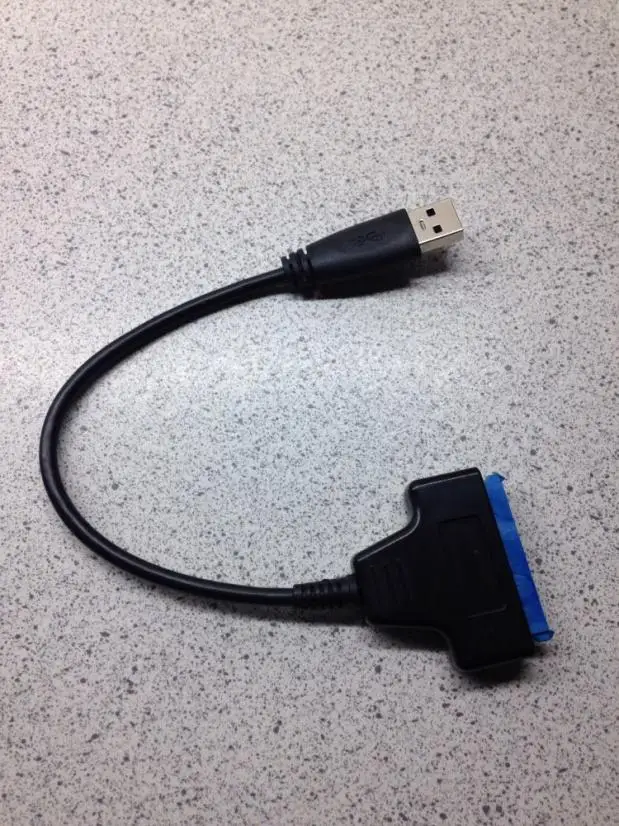 C809 Супер Скоростной USB 3 0 SATA 22 Pin 2 5 дюймовый жесткий диск драйвер SSD адаптер кабель