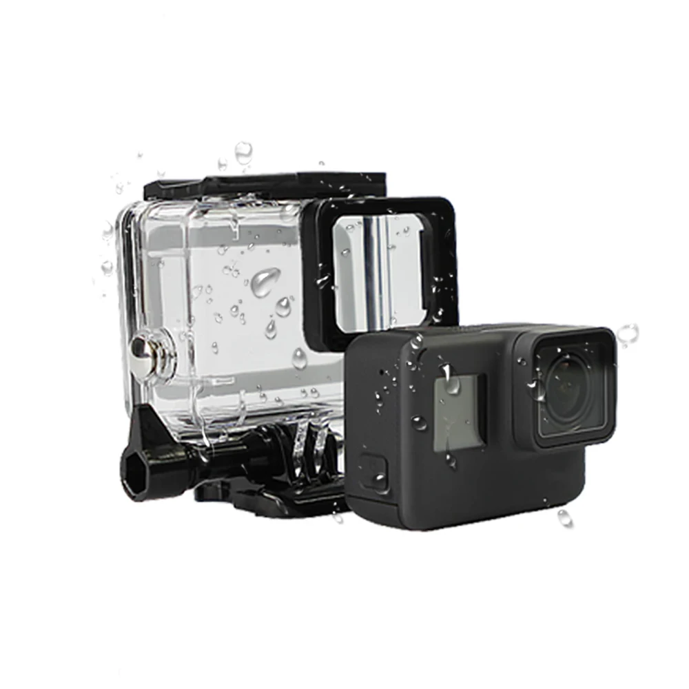 SnowHu для Gopro Hero 7 аксессуары водонепроницаемый защитный чехол дайвинга 45 м 6 5 CameraLD08