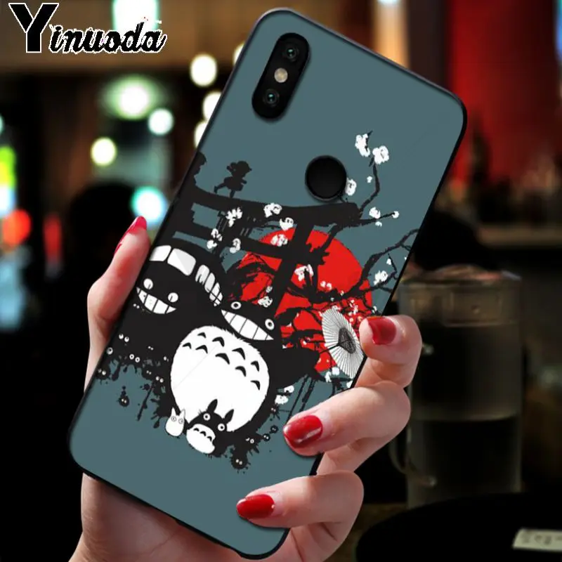 A7 Yinuoda Тоторо Тихиро аниме Ghibli Миядзаки чехол для телефона для xiaomi redmi7 5plus 6a 4x go note5 note7 note6pro mi8se 9se крышка - Цвет: A7