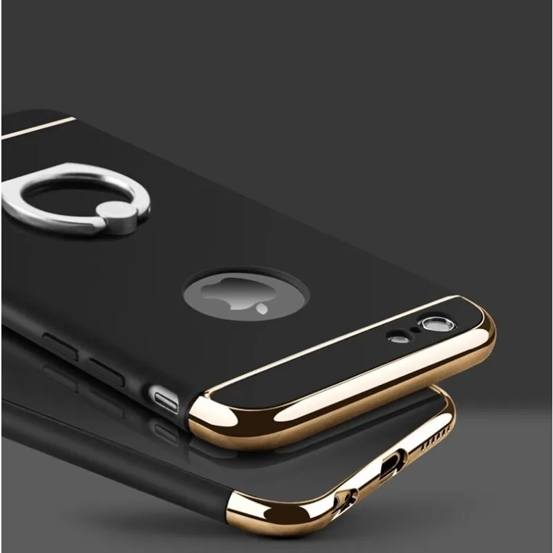 Глянцевый чехол для телефона iPhone 7 8 6 6s plus 3 в 1 задняя крышка 5 5s SE | Мобильные