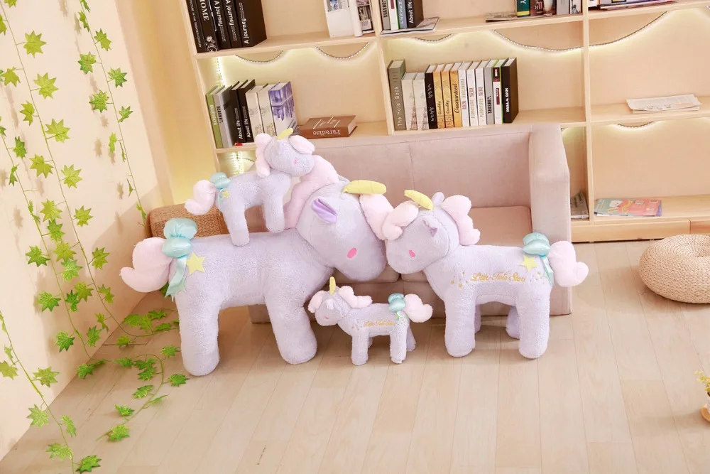 Kawaii Мультяшные мягкие животные детские куклы единорог плюшевые игрушки подарки