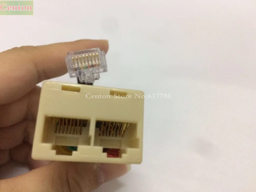 RJ11 Мужской до 2 RJ 11 женский кабель Walkie Talkie Радио 8 Pin линия один для двух разъемов Kenwood TYT мобильные радиоприемники