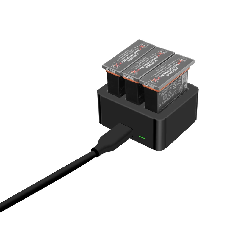 Charger Charging 3 Slots Portable Accessories for OSMO Action Camera Battery NK-Shopping | Электроника