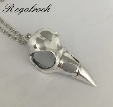 Regalrock Ворон ожерелье с вороной странности птица кулон Модные браслеты подвесками