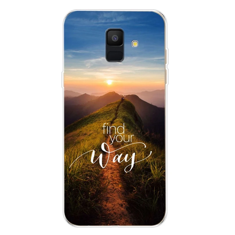 Мягкий силиконовый чехол для Samsung Galaxy A6 2018 Dual SIM SM A600 A600F Tpu Plus A605 A605F AB010 |