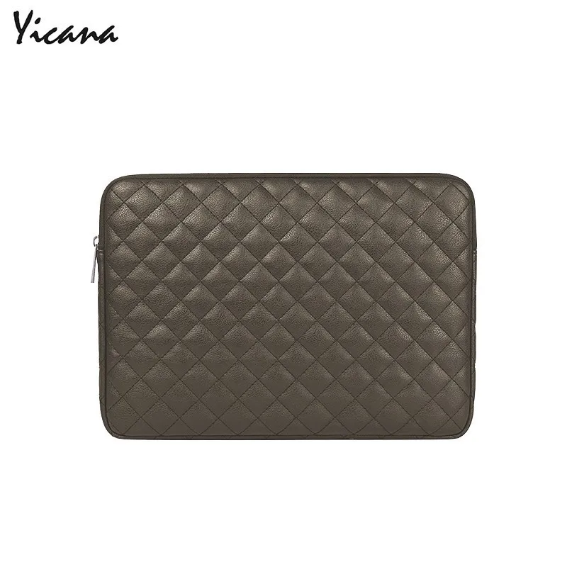 Coffee Color Деловая сумка для ноутбука из искусственной кожи, чехол для ноутбука Macbook Air Pro retina 11,6 13,3 15,4 дюйма - Цвет: Coffee Color