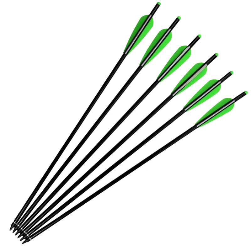 ELONG 16 &quot17&quot 18 &quot20&quot Aluninum стрела для арбалета 2219 арбалет 125 зерен винт точка Охота