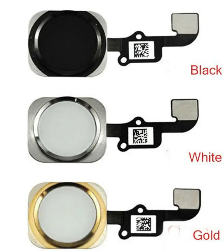 Бесплатная доставка для iphone6 или плюс белый / черный золото главная кнопка с