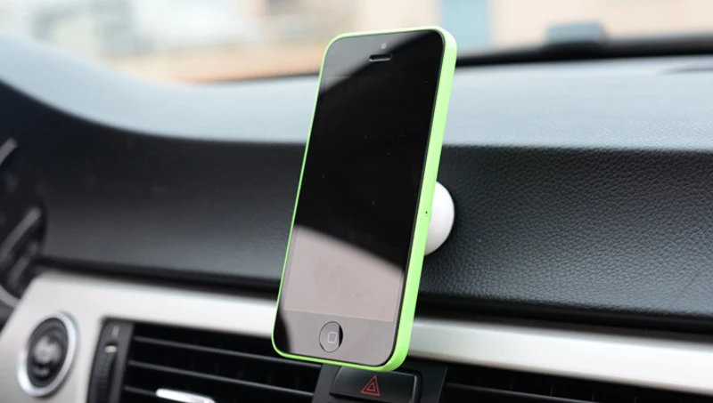 Автомобильный мини держатель для телефона магнитный на приборную панель Iphone