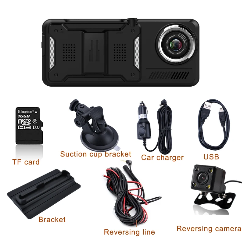 Luturadar 6.5 дюймов GPS навигационная система Android 4.4 bluetooth fm передатчик сигнала DVR