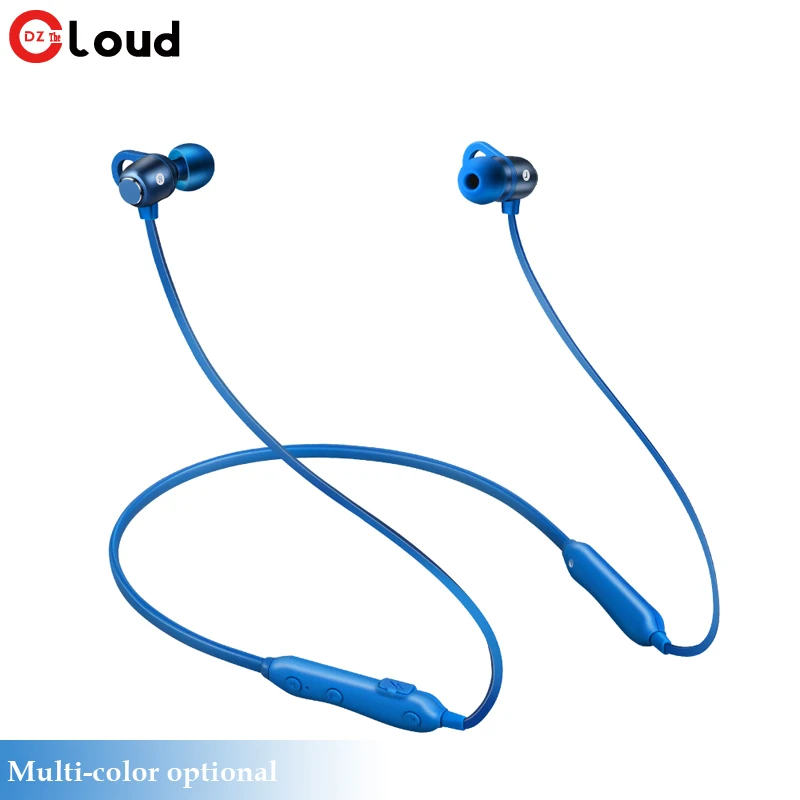 Беспроводные bluetooth наушники с шейным ободком, Новые водонепроницаемые наушники с шумоподавлением, двойная батарея, супер бас, спортивные беспроводные наушники