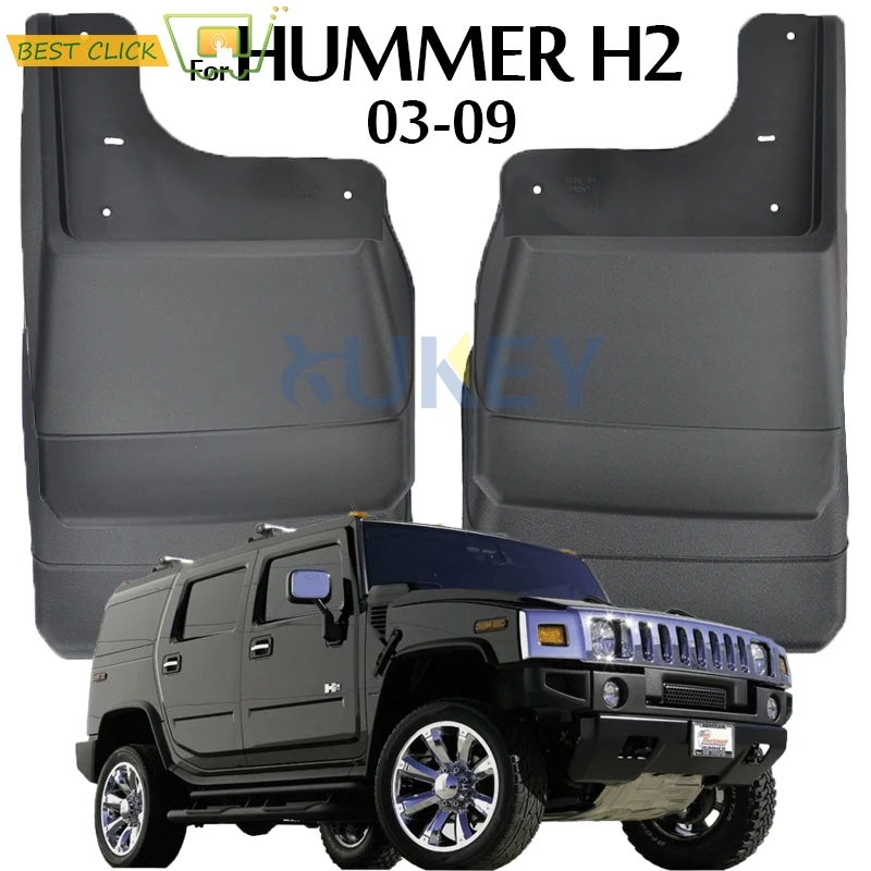 

Front Rear Mud Flaps For HUMMER H2 2003 - 2009 Car Fenders Splash Guards Flap Mudguards Car Styling 2004 2005 2006 2007 2008