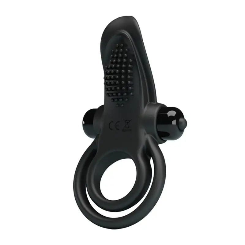 10 скоростное вибрирующее кольцо на пенис с языком для мужчин и Клиторальные