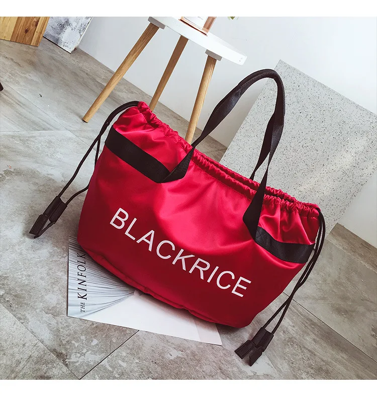 Письмо модный бренд Оксфорд Gym Bag для фитнес для женщин спортивная сумка чехол для мусора путешествия вещевой мешок женский