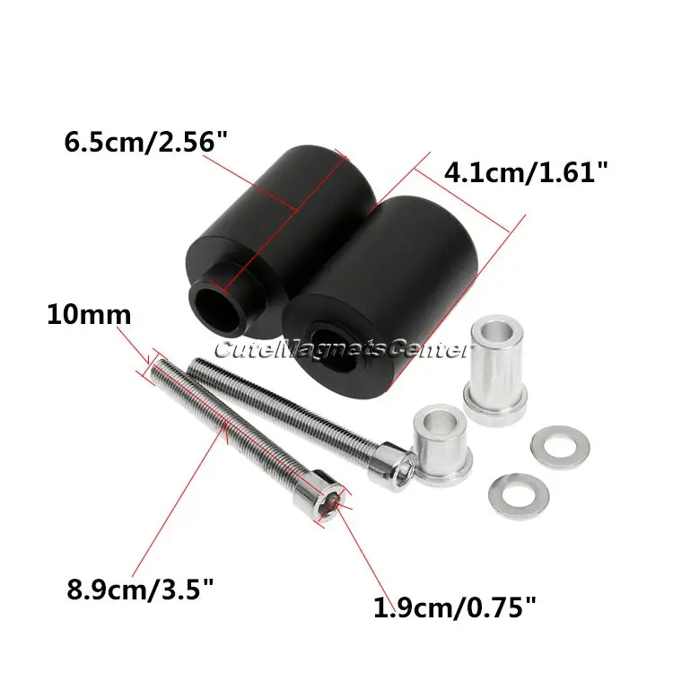 Слайдеры мотоциклетной черной рамы защита от ударов для 00 01 CBR 929 RR 02 03 954 слайдер