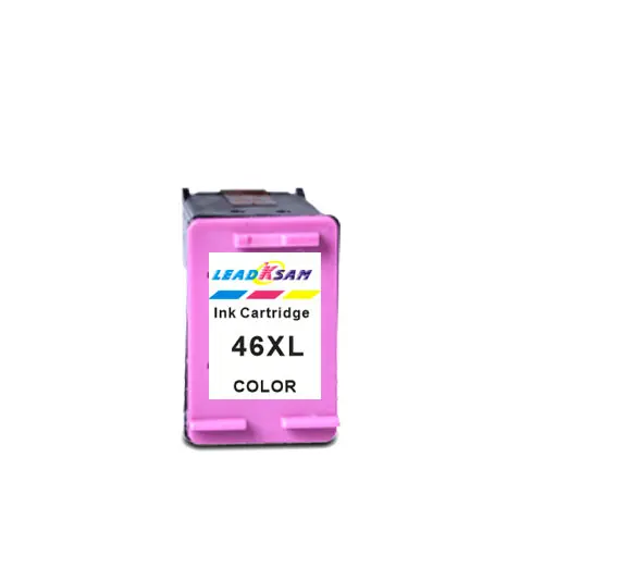 46XLC Высокая емкость 46XL картридж совместимый для hp46 для 46 принтеров серий DeskJet 2520hc 2020hc 2025hc 2029 2529 4729 принтер - Цвет: 46XLC
