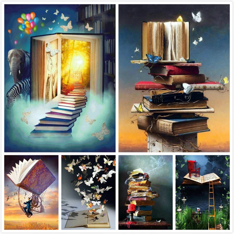 Алмазная 5D Вышивка сделай сам живописная картина с полным заполнением квадратов