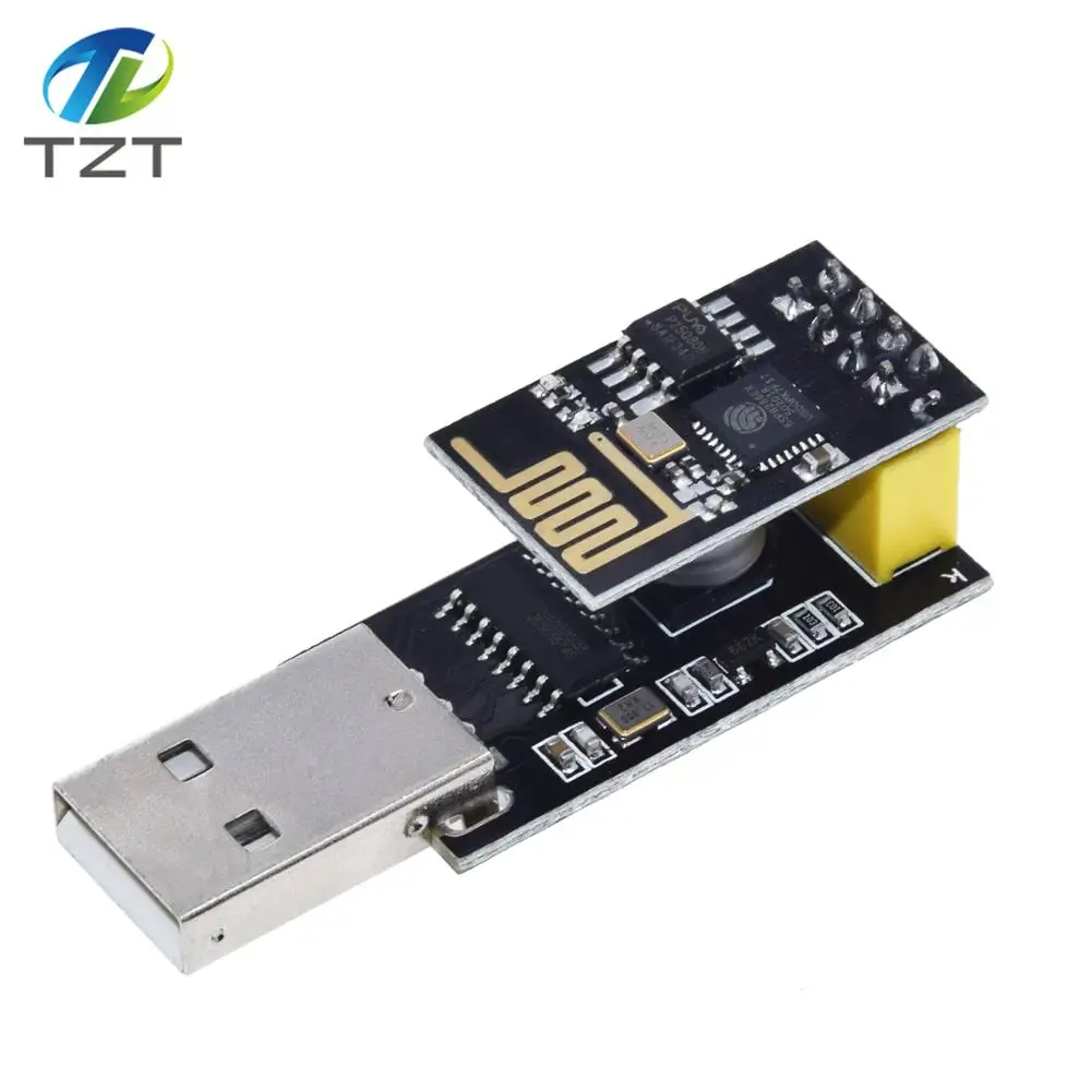 Adapter with ESP-01 ESP01 программатор адаптер UART GPIO0 ESP-01 Adaptaterr ESP8266 CH340G USB к ESP8266 Серийный беспроводной Wifi модуль разработки платы - Цвет: Adapter with ESP-01