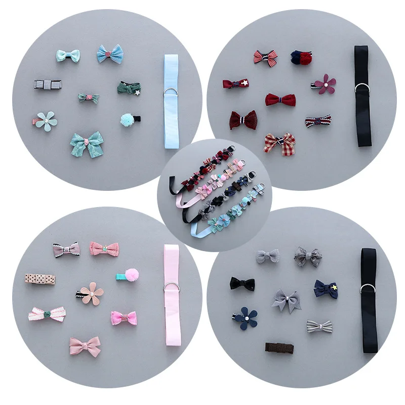 Conjunto de bandas para el pelo de los ni&ntilde;os, clips para el pelo de estilo lindo coreano, accesorios para el cabello, pasador bonito, 1 gran oferta-5