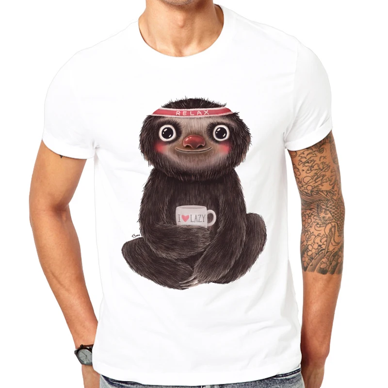 Новое поступление летняя мужская футболка удобная дышащая белая Мужская модная