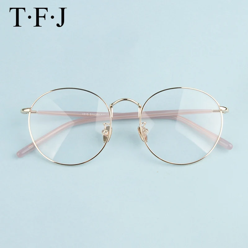 

Round Korea Designer Glasses Eyewear Accessories Frames Myopia Eyeglasses Fake Glasses Clear Women Men Optical Spectacle Frame