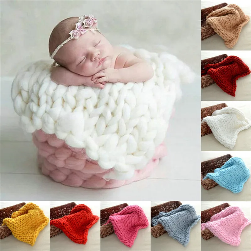 Baby Hot Knitted Crochet Blanket Mat Newborn Balls Nordic Accessories Best Christmas Gifts Photography Props | Дом и сад