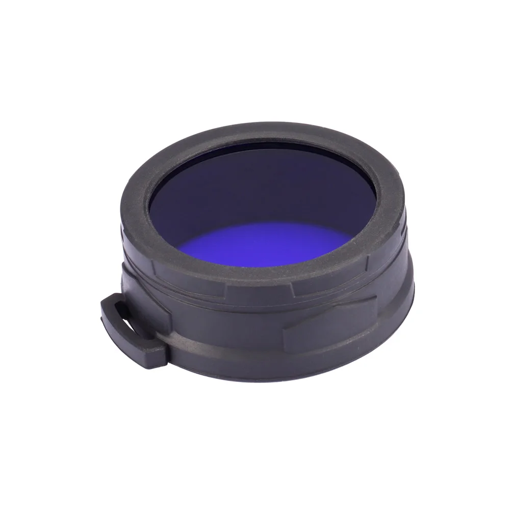 NITECORE фонарик rgb рассеянный фильтр с минеральным покрытием стекло объектив фонарик с головкой 40 мм аксессуары NFR40/NFG40/NFB40/NFD40 - Цвет: Blue