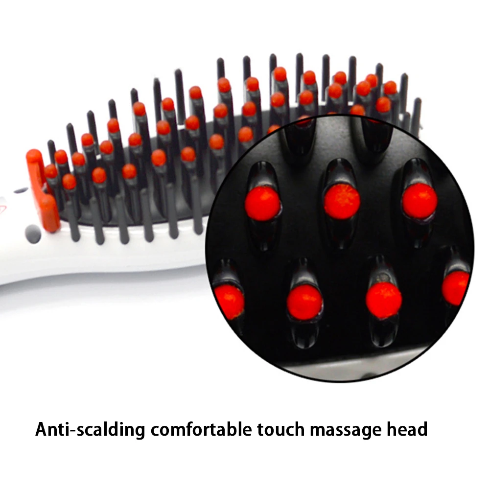 Щетка для волос быстрый выпрямитель расческа электрическая щетка