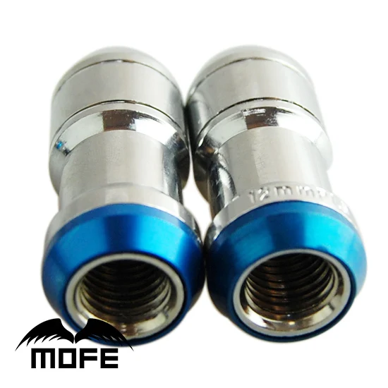 

Hot sale Mofe Blue 44mm Wheel Lock Lug Nuts M12x1.5 /12*1.25 For