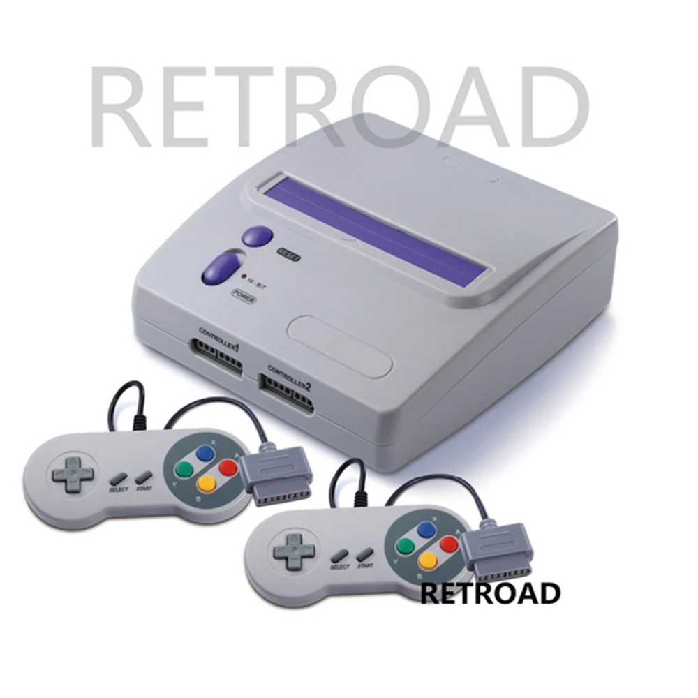 16 битная развлекательная ТВ игровая система RETROAD с S vide консоль высокого