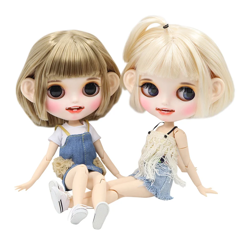ICY factory blyth кукла на заказ кукла 1/6 bjd белая кожа суставное тело, новое матовое лицо открытый рот закрытые глаза