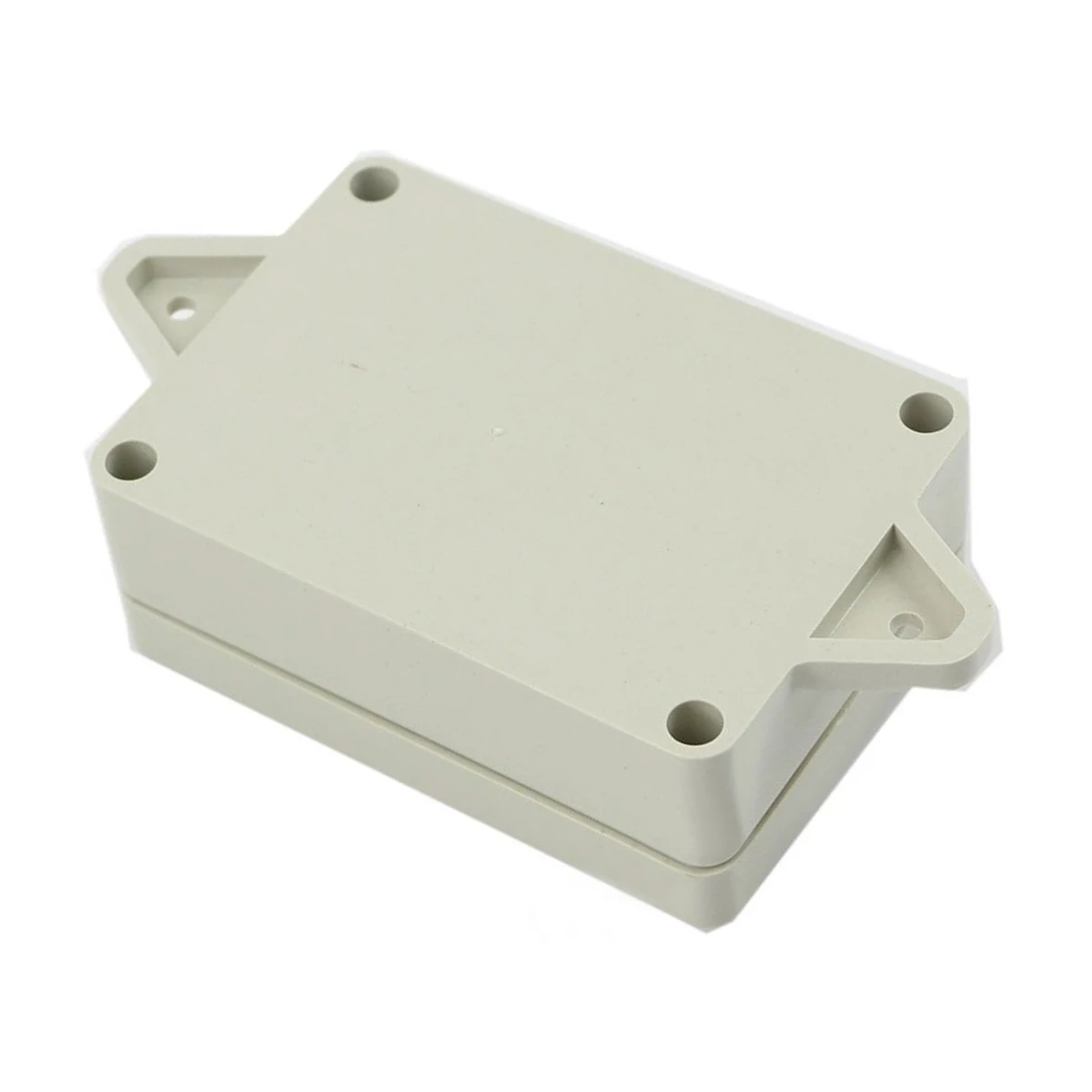 

1pc White Electronic Project Cover Box Waterproof Plastic Instrument Enclosure Case For Power Supply 85x58x33mm