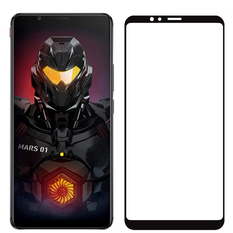 3D закаленное стекло для ZTE Nubia Red Magic Mars полное покрытие экрана Защитная пленка