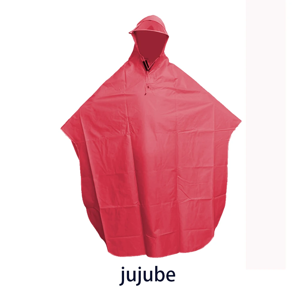 jujube Дождевик для мужчин и женщин для езды на велосипеде, велосипеда, дождевик, пончо с капюшоном, ветрозащитное дождевик для езды на велосипеде, скутере, дождевик - Цвет: jujube