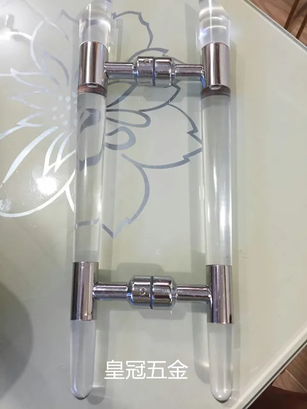 

Door, frameless glass door, handle, shower room, office 300 long, 165 hole, 210 oblique head crystal handle