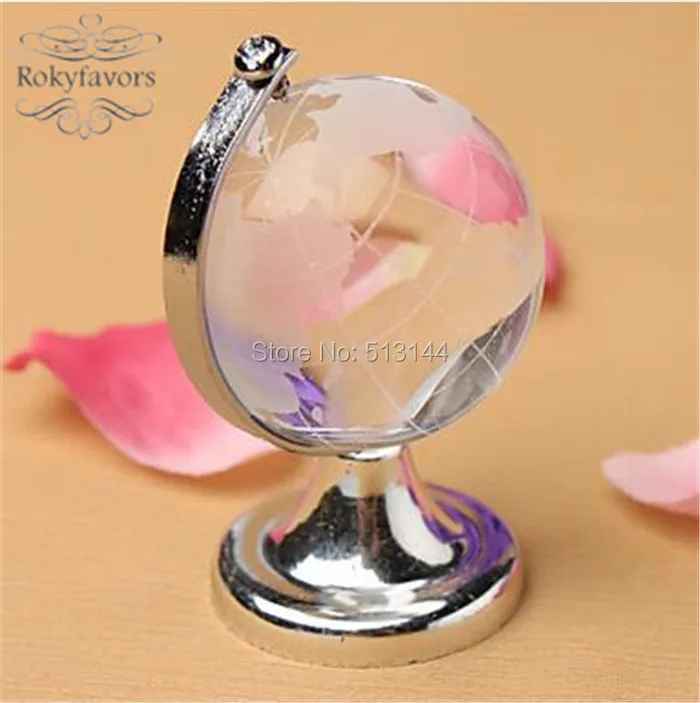 Бесплатная доставка 50 шт подарки подружки невесты выбор хрустальный мир Глобус