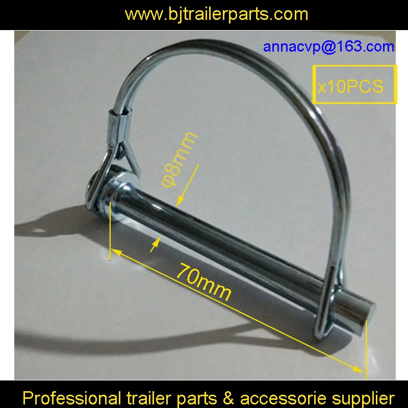 10 шт. круглые контакты фиксации проводов 8 мм с ярким цинковым покрытием