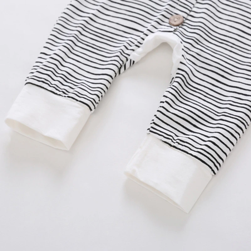 Новая модная одежда для альпинизма хлопковые полосатые детские комбинезоны