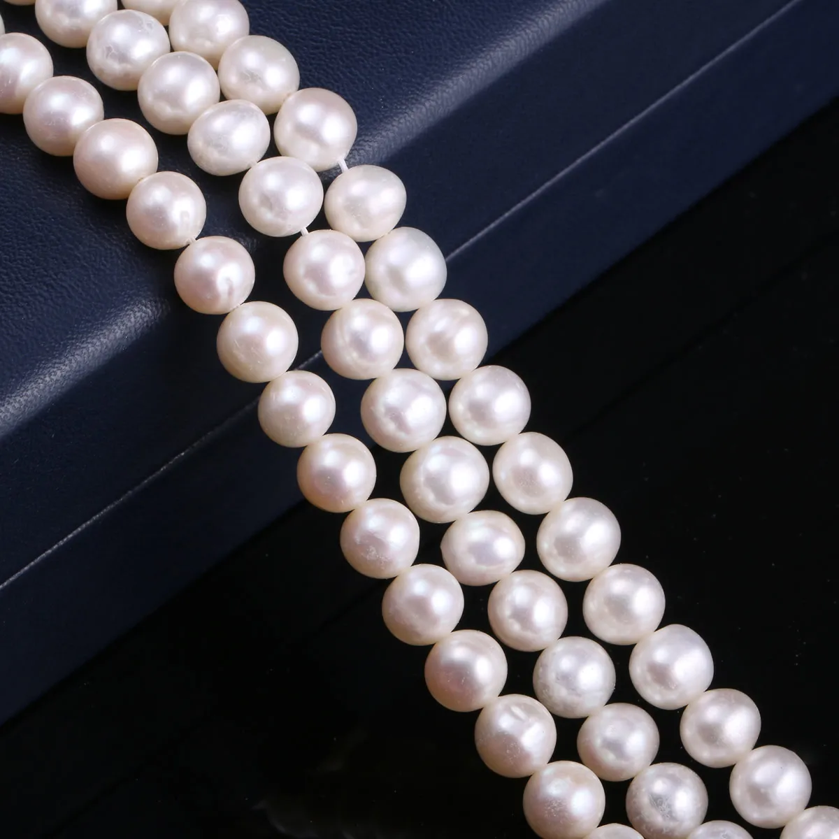 

Natural Freshwater Pearls Beads High Quality 36 cm Punch Loose Beads for Jewelry Making DIY Women Necklace Bracelet 7-8 mm