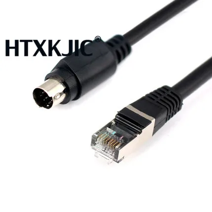 8Pin din к RJ45 RS232 кабель управления камерой для Sony VISCA Daisy Chain PTZ EVI/BRC/SRG серии