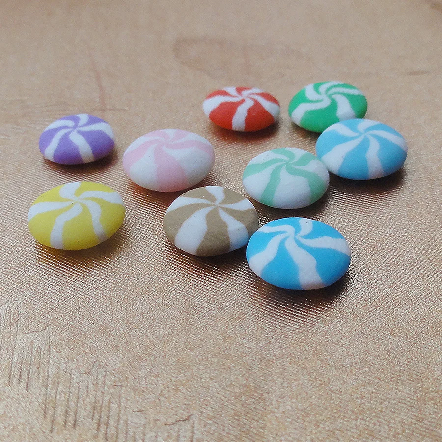 10 шт./лот Новое поступление kawaii mini candy Полимерная глина Кабошон Украшение для