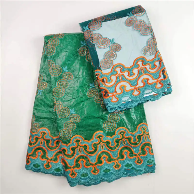 African Bazin Riche Fabric High Quality Getzner Brocade For Lace Dress!A32-213 | Дом и сад