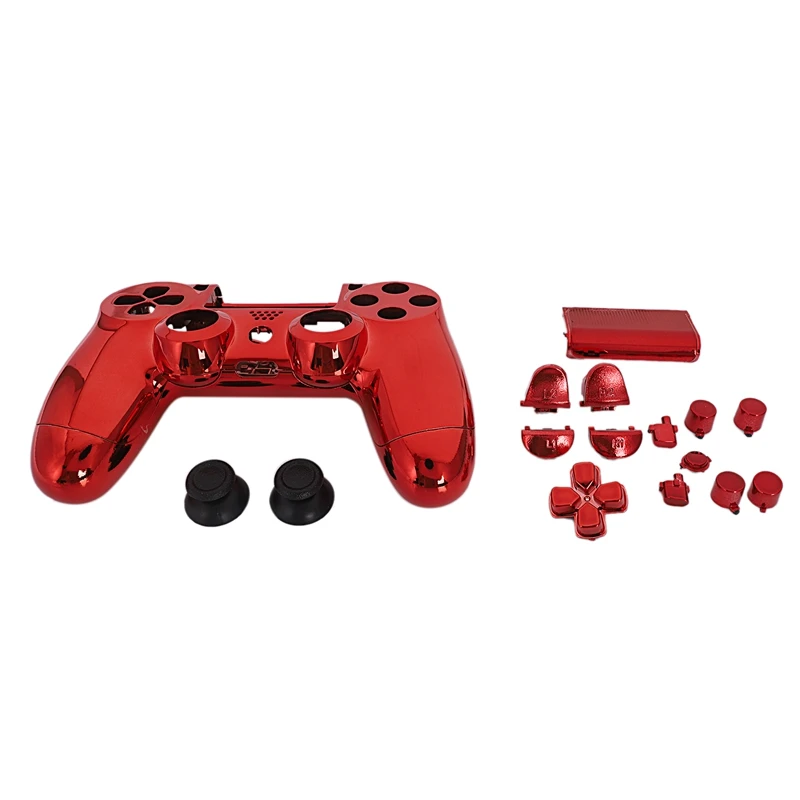 Полный набор корпус кнопки покрытие хромированный чехол для Playstation 4 Pro Ps4 тонкий