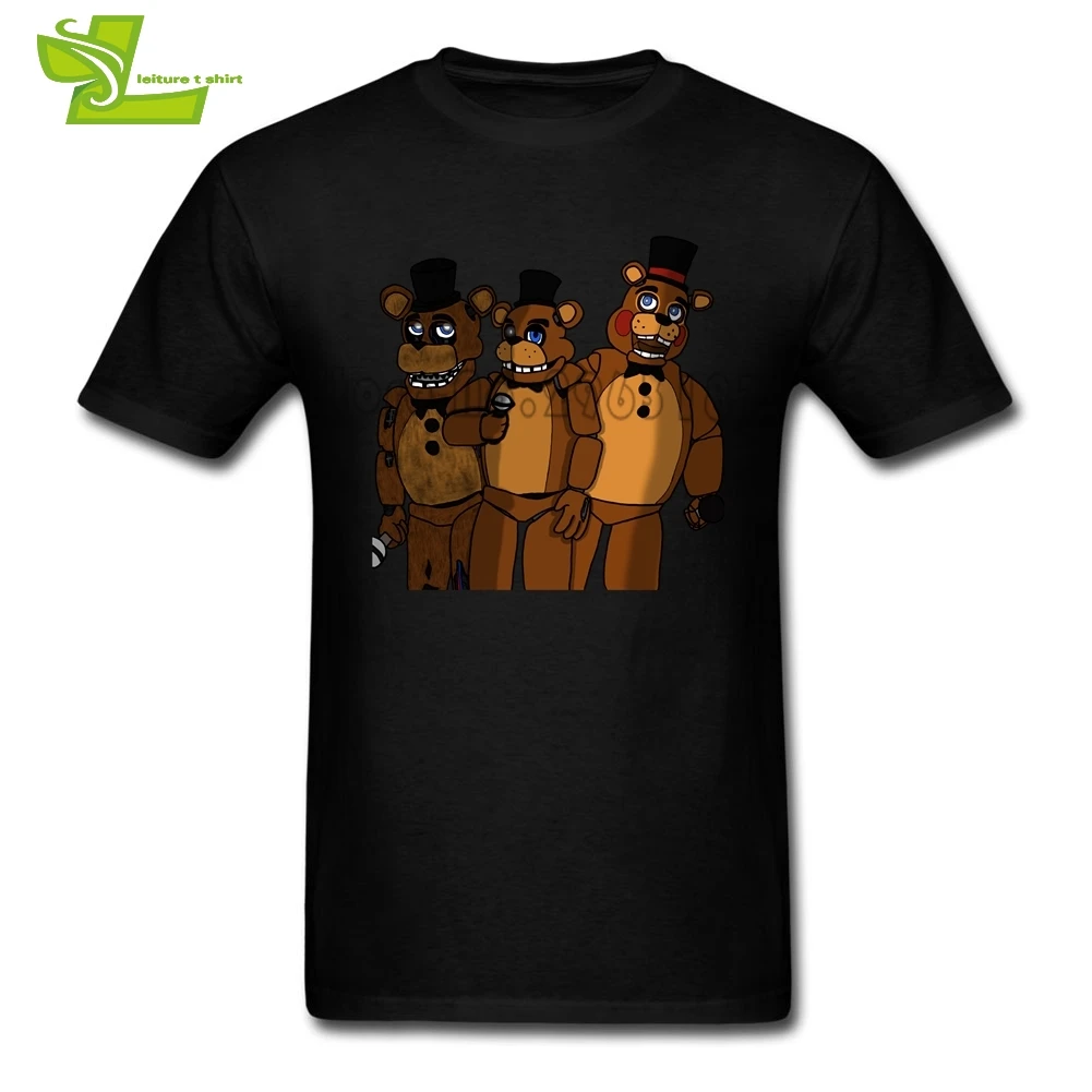 Футболка Five Nights At freddy's who's Ready For Freddy мужская летняя футболка Новое