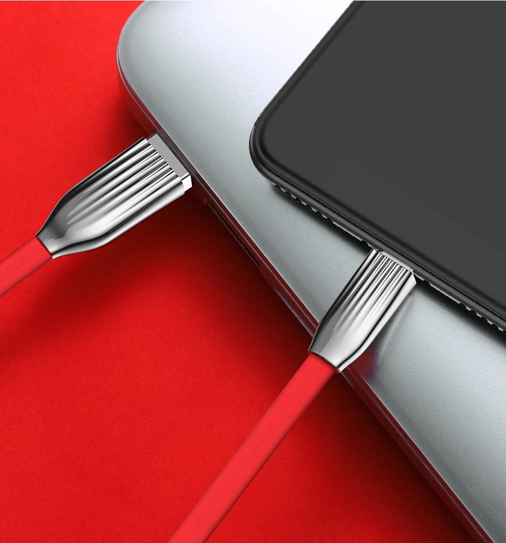 CAFELE светодиодный светильник type C USB кабель для samsung huawei Xiaomi type C порт usb кабель для зарядки прочный кабель для синхронизации данных 1,2 м