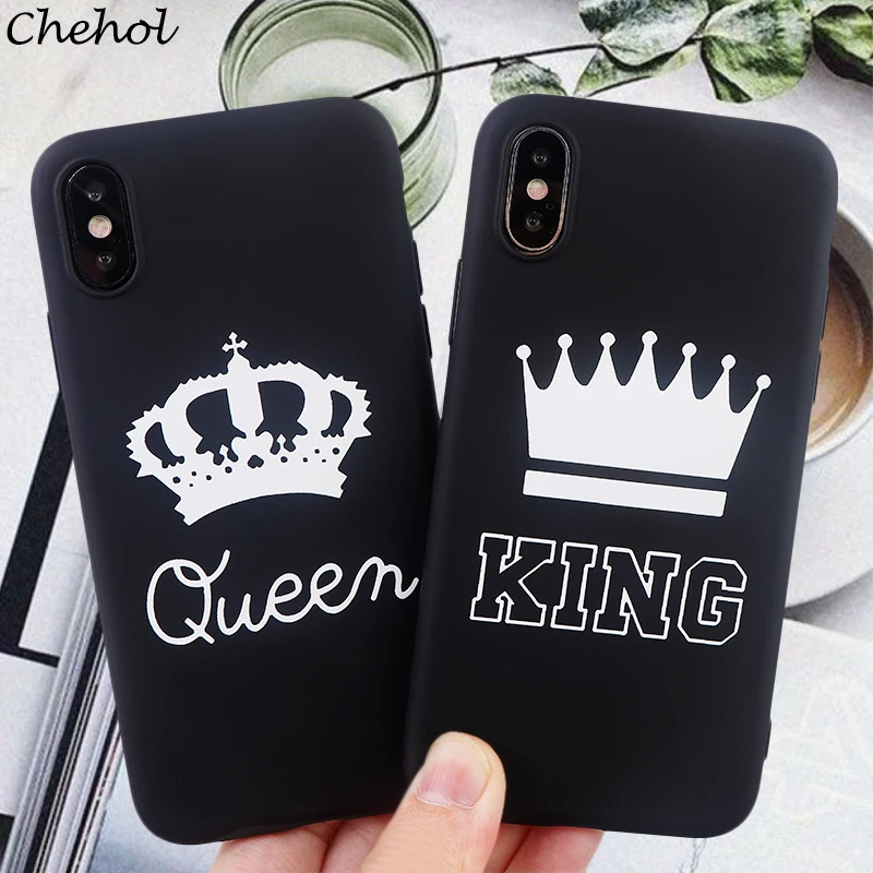 Couple Phone Cases for IPhone X XS MAX XR 8 7 6 S Plus Case Cute Deer Shell Soft Silicone Fitted Mobile Covers Accessories | Мобильные