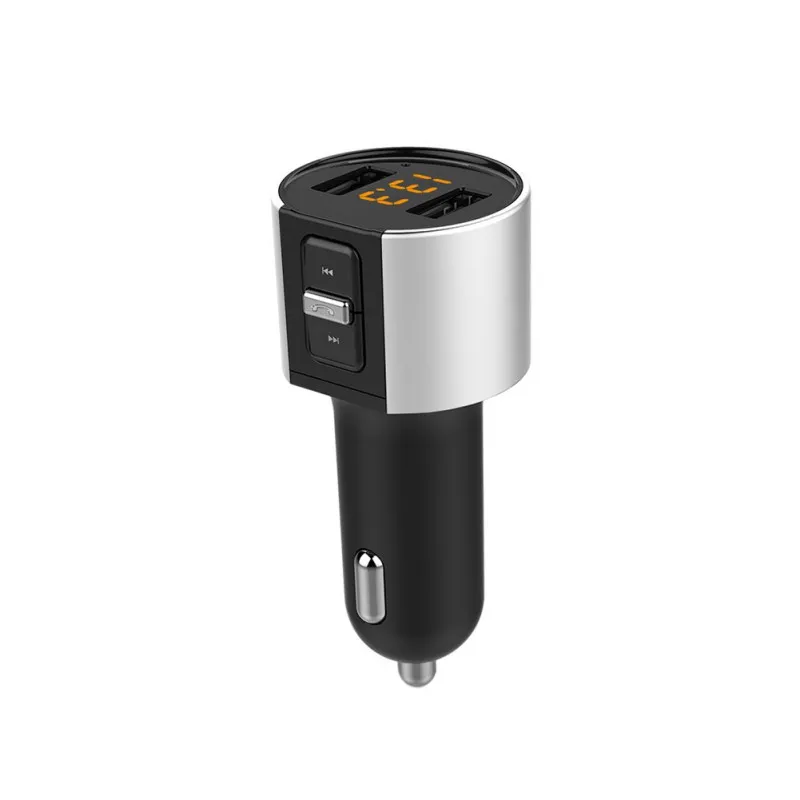 Двойной USB зарядка Bluetooth Handsfree Kit автомобильный FM передатчик модулятор