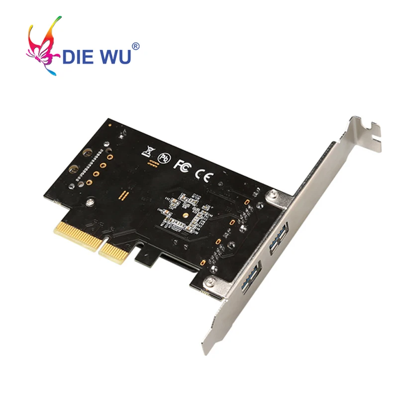 PCI E X4 к двойной USB3.1 тип A карта расширения с 15 Pin SATA питания 10 Гбит/с адаптер ASM1142 чип
