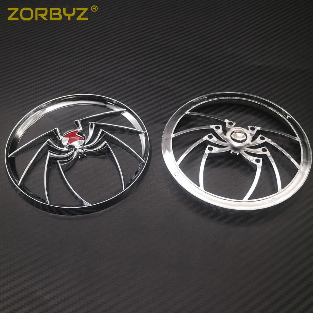 ZORBYZ 1 пара хромированных колонок в виде паука накладка гриля для Harley Electra Street Glide